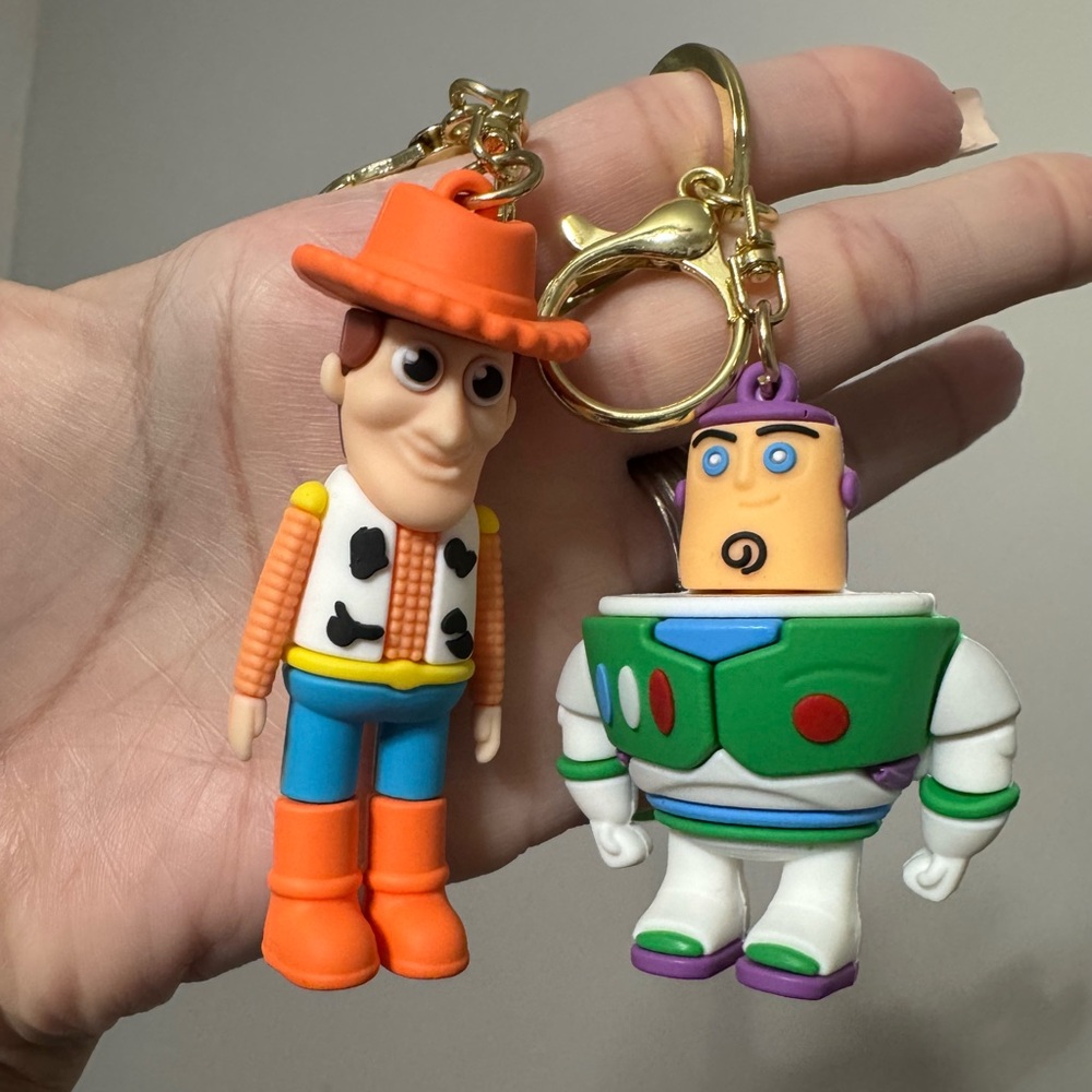 Toy Story Keychain Set - Woody and Buzz